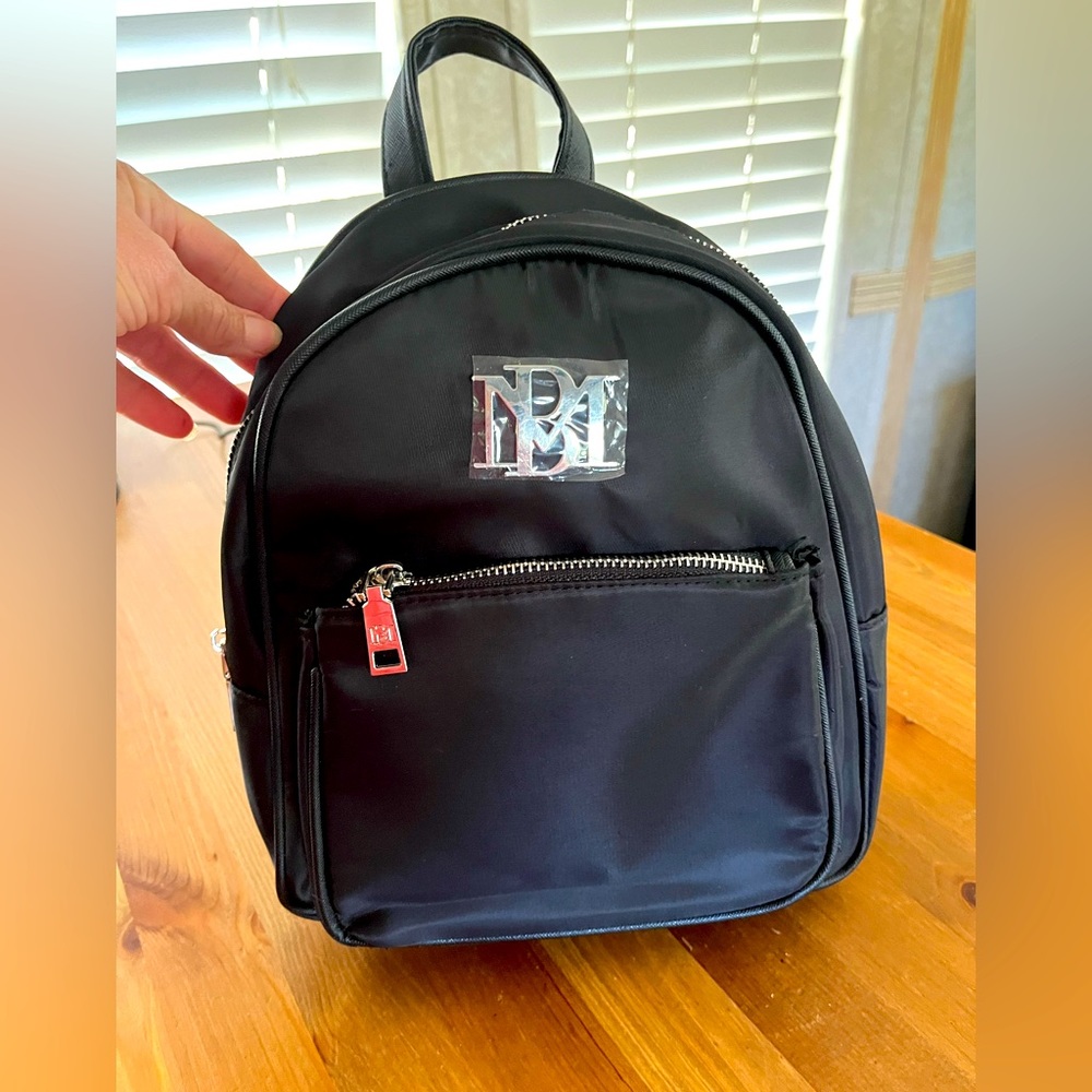 Badgley Mischa mini black nylon backpack. Nwt